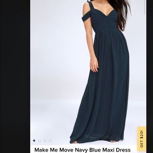 Lulu’s Make Me Move Navy Dress